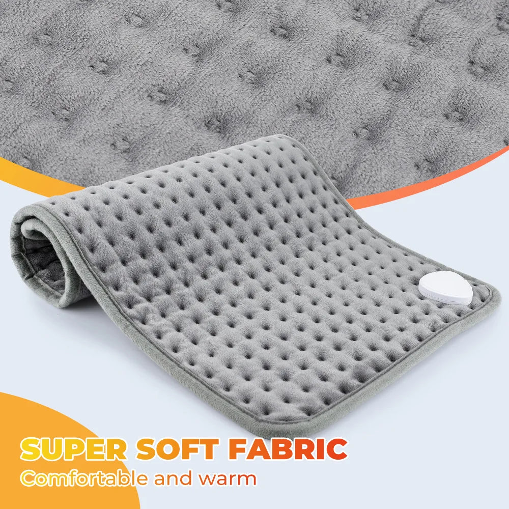 30*60cm Electric Heating Pads for Back Neck Shoulder Home Office 9 Heat Levels Heat Therapy Pad Constant Temperature Heating Mat US Plug