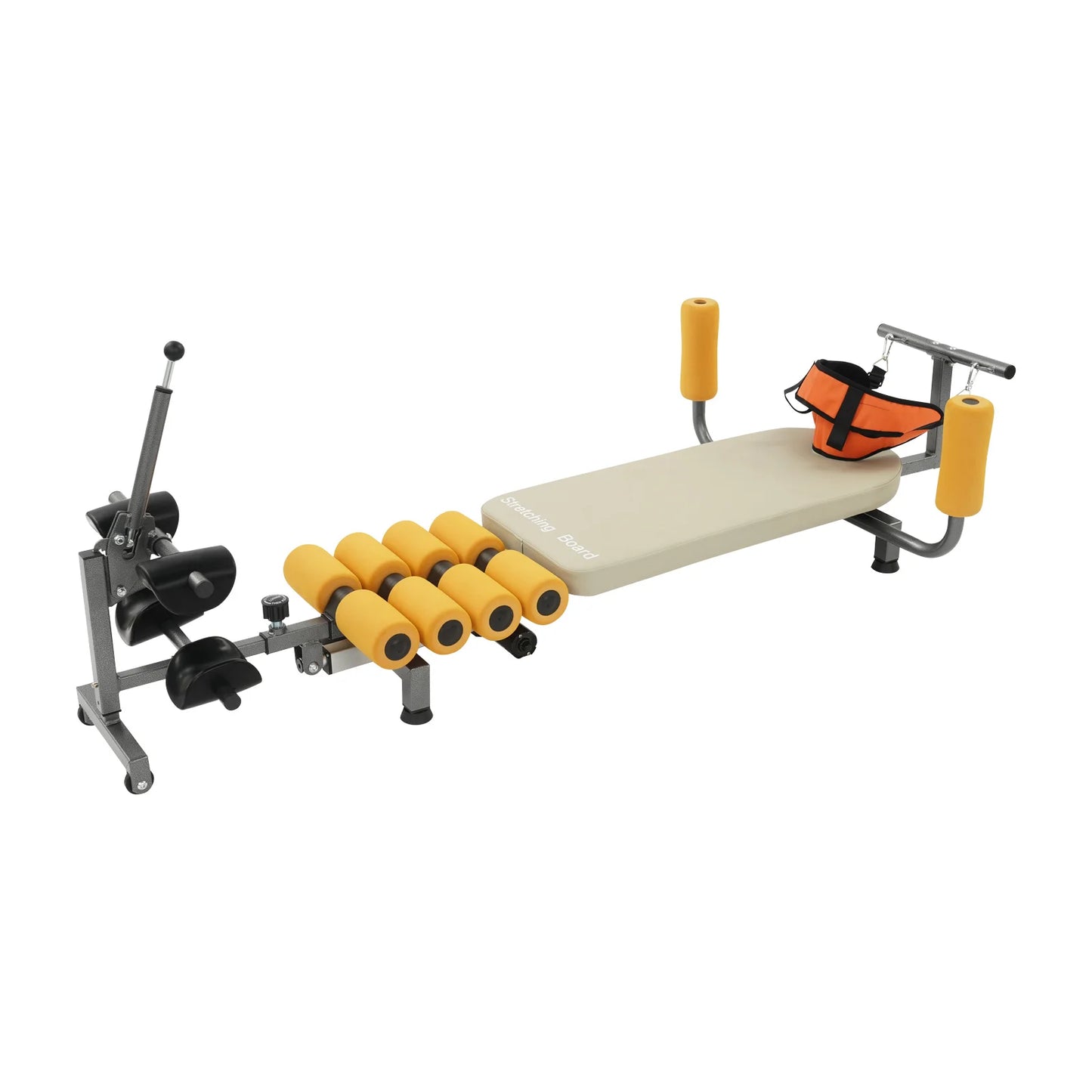 Electric Stretching Bench, Adjustable Back Stretching Machine with Remote Control & 8 Gears Length for Neck Back Relief