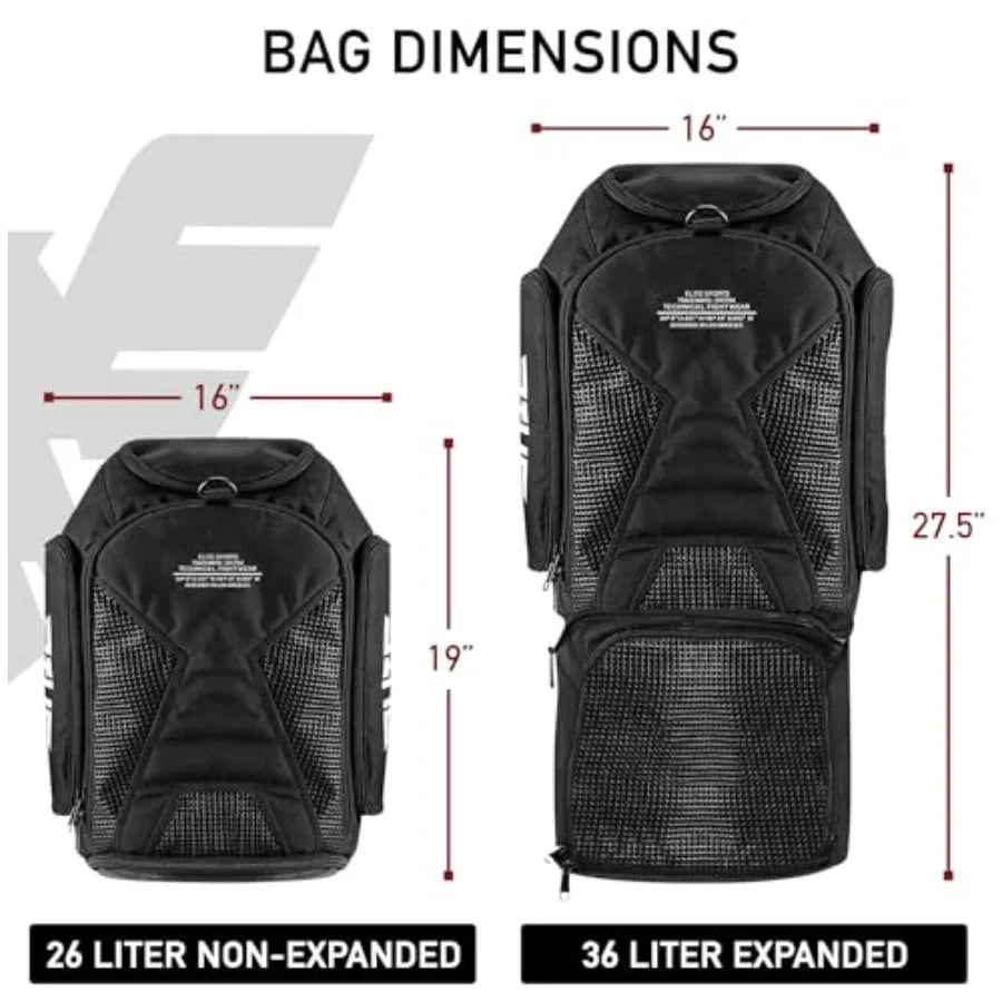 Jiu Jitsu BJJ Jaco Expandable Gym Duffel Backpack Bag for MMA BJJ Jiu Jitsu Boxing Gear Duffel Athletic Bag