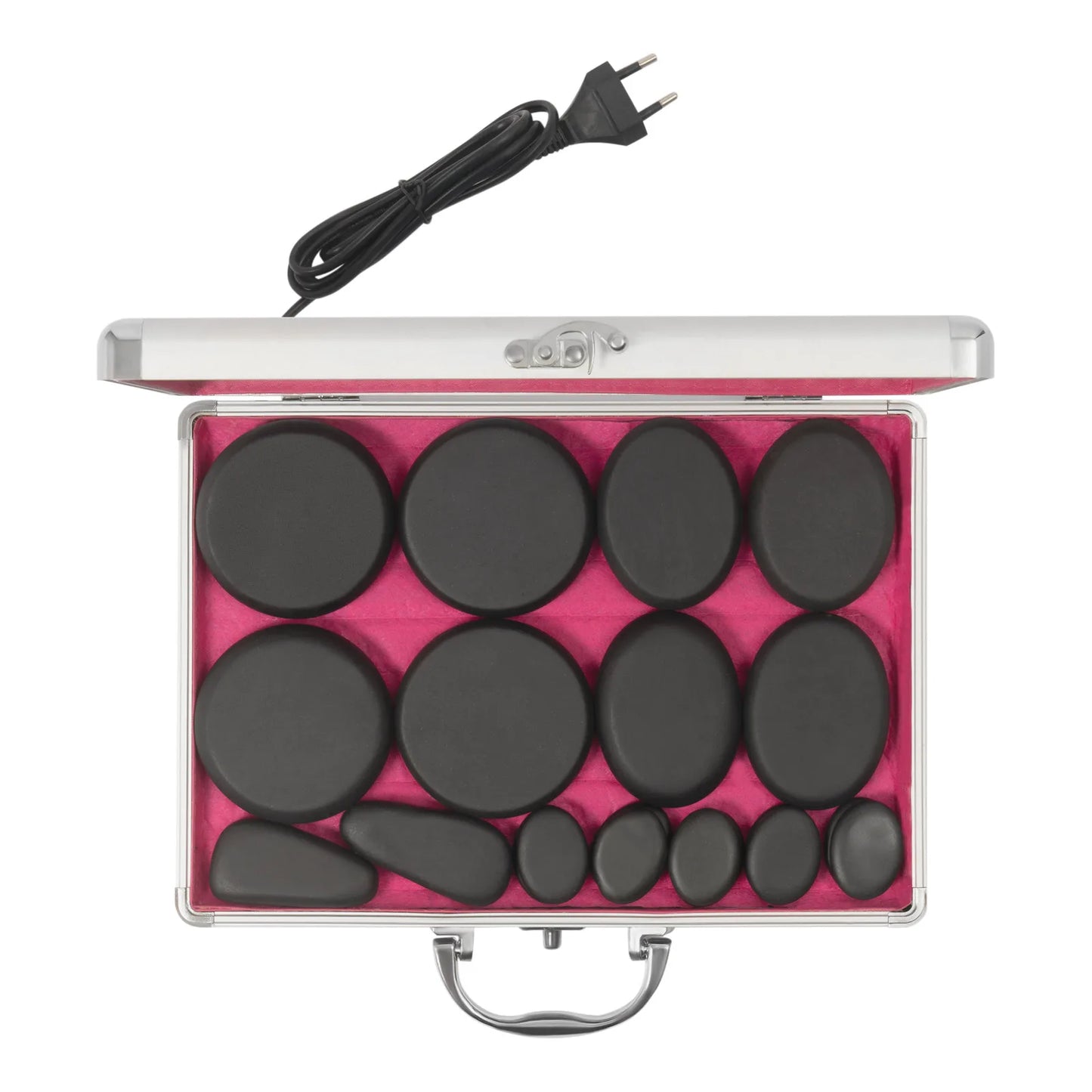 18 Volcanic Rocks Hot Stones Massage Set, 60-70 ℃used Hot Stones Body Massage Set, for Massage, Scraping, Hot Compress