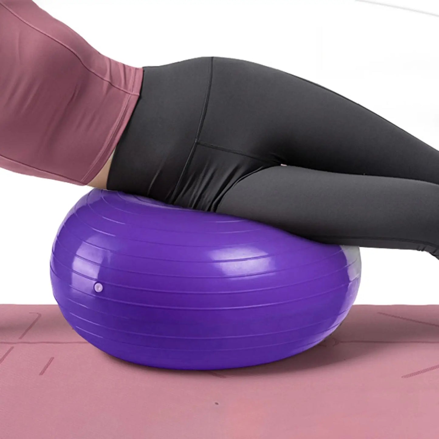 1x Yoga Ball Stability Exercise Thickening Inflatable Aid Sports Fitness Ball