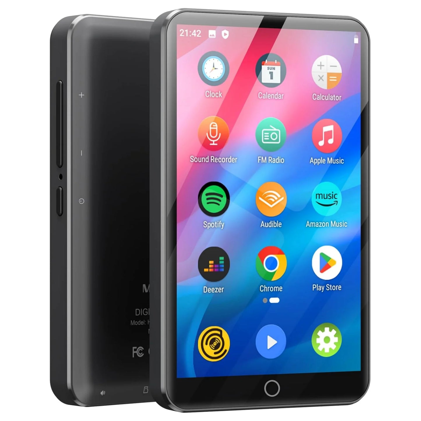 MECHEN 16GB Android 9.0 MP3 Player with Bluetooth and WiFi, with Spotify,Audible,Pandora, Up to 512 GB (White)