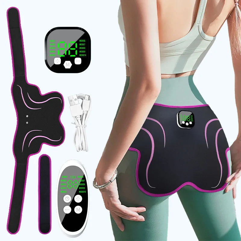 Electric EMS Hips Trainer Butt Muscle Stimulator Buttocks Toner Lifting Body Shaping Slim Fitness Equipment Lose Weight Fitness Massager