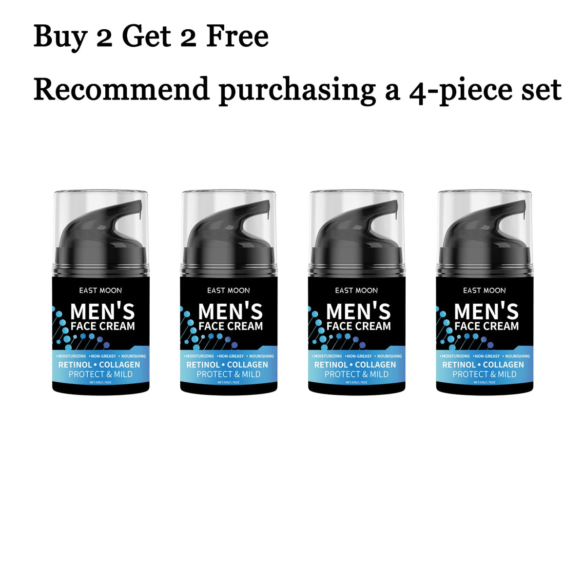 50G Men Face Cream Daily Hydrating Improve Skin Texture Revitalizing Skin Enhance Smoothness Tightening Non-greasy Lifting Men Facial Lotion