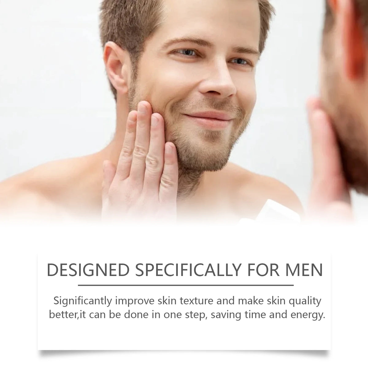 50G Men Face Cream Daily Hydrating Improve Skin Texture Revitalizing Skin Enhance Smoothness Tightening Non-greasy Lifting Men Facial Lotion