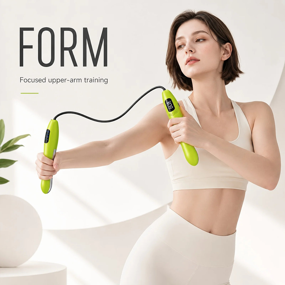 Microcurrent Arm Trainer EMS Muscle Stimulator for Women Men 7 Modes 15 Levels Portable Upper Arm Toning Sculpting Device with Digital Display 10 Min Cycle USB-C Rechargeable 125g Fitness Massage Training Tool for Home Gym Wo