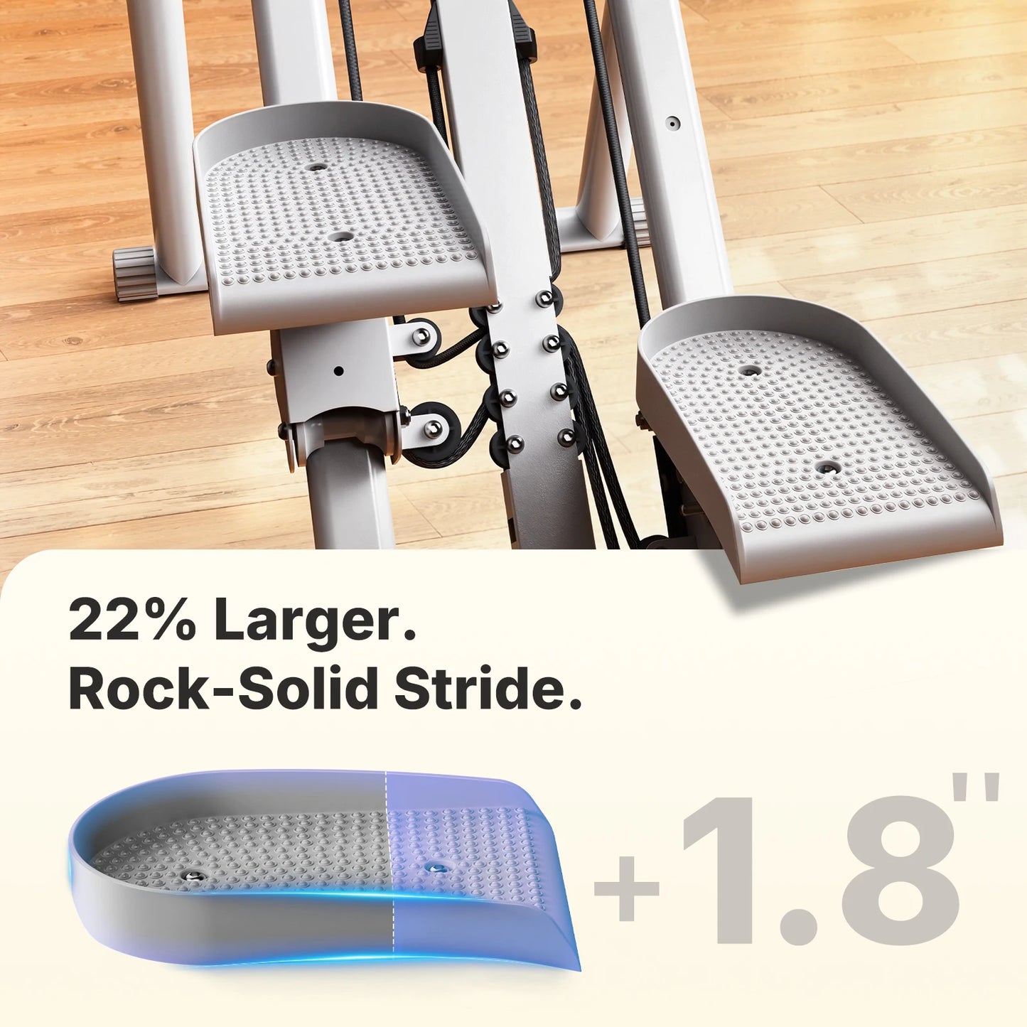 MERACH Stair Stepper For Home Gym Full-Body Workout Fat Burning Weight Loss Foldable Quiet Low Noise Adjustable Resistance Vertical Climber Cardio Exercise Machine Beginner Friendly Easy To Use