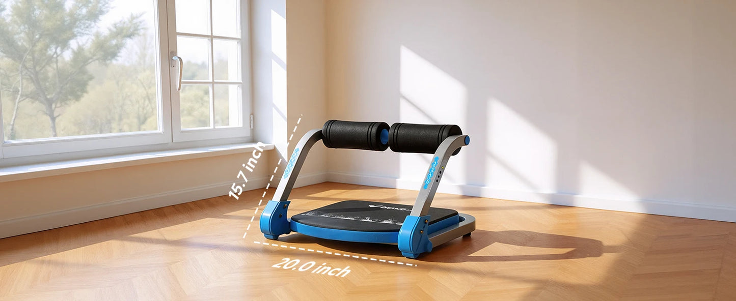 MERACH Ab Machine Abdominal Trainer With 3 Adjustable Resistance Levels For Home Automatic Rebound Ab Crunch Machine For Core Workout Automatic Rebound Ab Crunch Machine For Home Gym Stomach Workouts