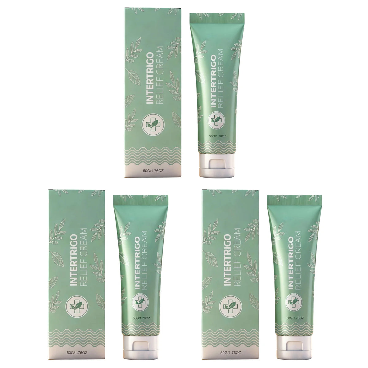 Intertrigo Relief Cream Melaleuca Alternifolia Leaf Oil Soothe Discomfort Calm Redness Mild Non Irritating Long Lasting Moisturizing Improve Skin Health Gentle Body Care