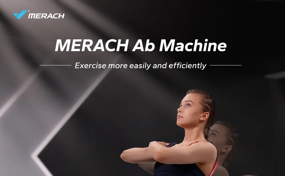 MERACH Ab Machine Multi-Functional Adjustable Ab Trainer Workout Bench for Home Gym Sit Up Machine for Abdominal Exercise Chair