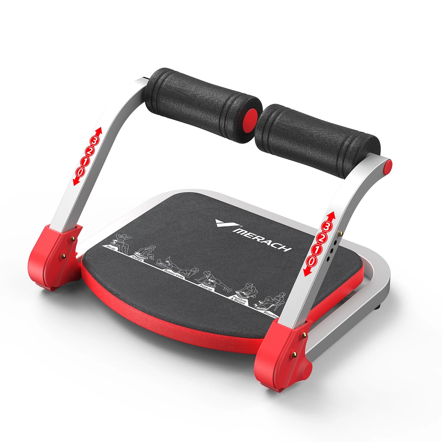 MERACH Ab Machine Abdominal Trainer With 3 Adjustable Resistance Levels For Home Automatic Rebound Ab Crunch Machine For Core Workout Automatic Rebound Ab Crunch Machine For Home Gym Stomach Workouts