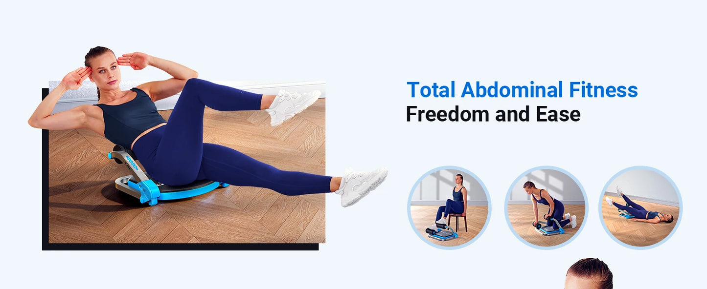 MERACH Ab Machine for Stomach Workout with 3 Adjustable Resistance&Automatic Rebound,Sit Up Machine with 330 LBS Weight Capacity