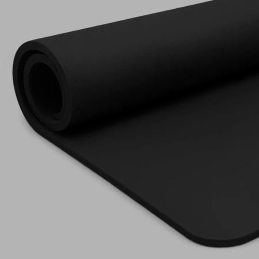 Yoga Mat Premium Non Slip Thick Extra Comfortable Exercise Mat for Home Workouts Pilates Stretching and Gym Cushioned NBR Foam