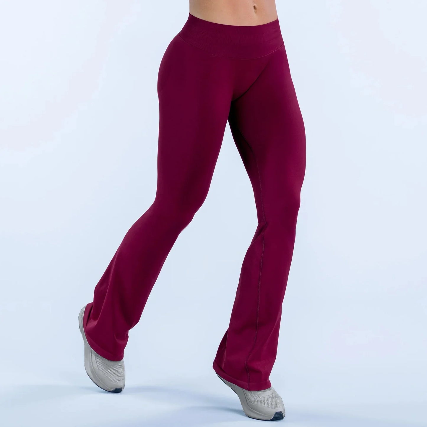 NCLAGEN Impact Flares Gym Clothes Woman Seamless Yoga Leggings Scrunch Booty Peach Hip Lifting Fitness Workout Sports Pants