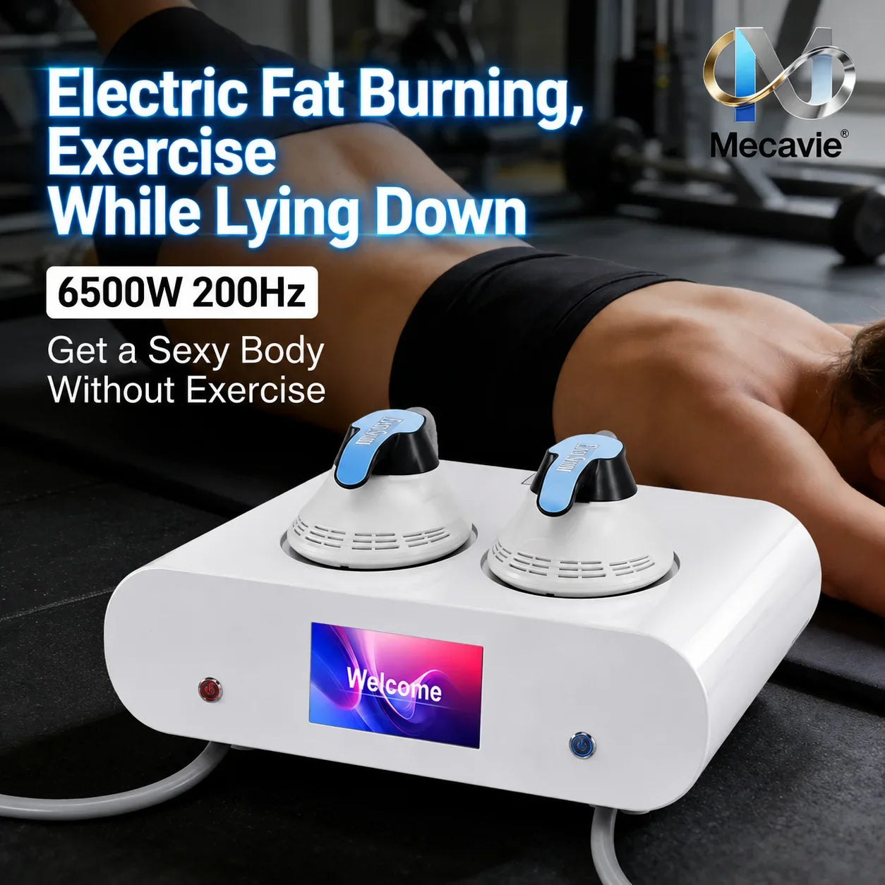 EMS MECAVIE Professional Body Shaping Machine 200Hz 15T Muscle Stimulation Fat Burning Slimming Tool for Home Use Choose