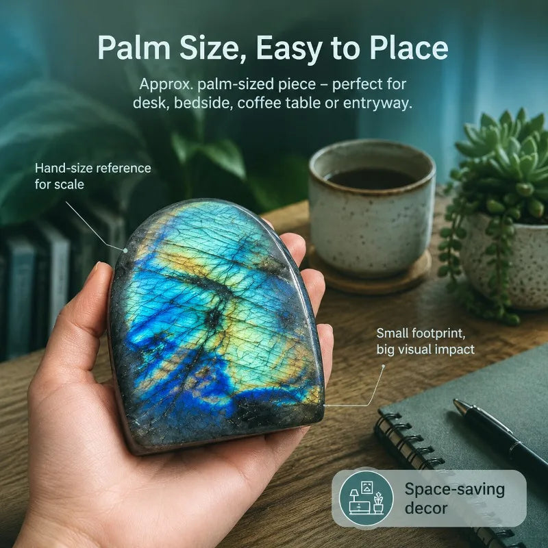 Natural high-quality feldspar crystal ornament, Bohemian style, used for home and room decoration ornaments, with random styles, suitable for daily display and gifting to friends