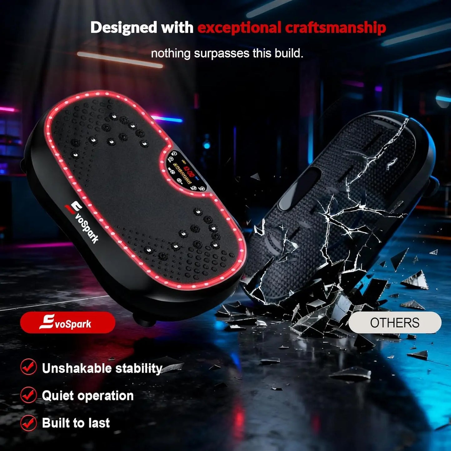 Vibration Plate Exercise Machine, 2026 Dual Motor Whole Body Workout for Lymphatic Drainage, Weight Loss, Home Fitness