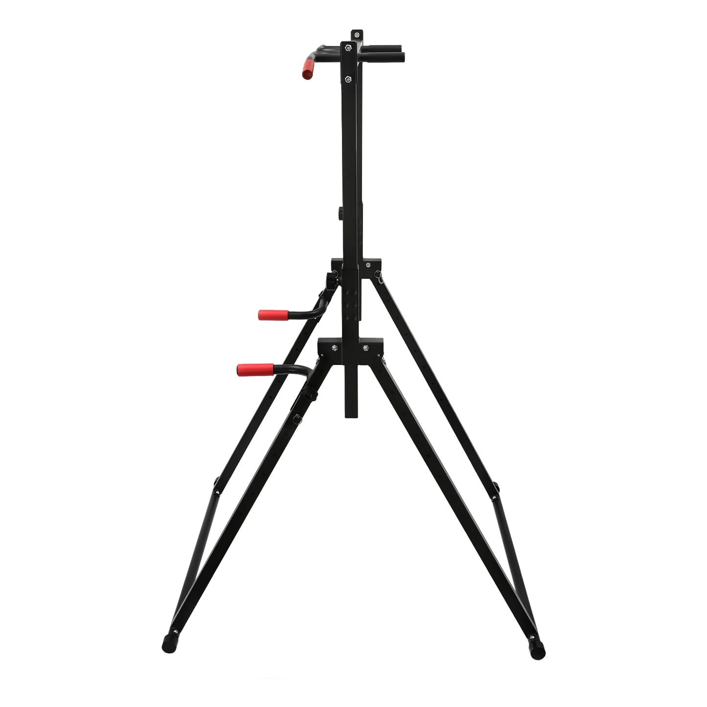 Triangular Pull Up Station Adjustable Height Pull Up Bar Gym Dip Bar Power Tower Workout Dip Station Chin Up Bar for Home Gym Equipment