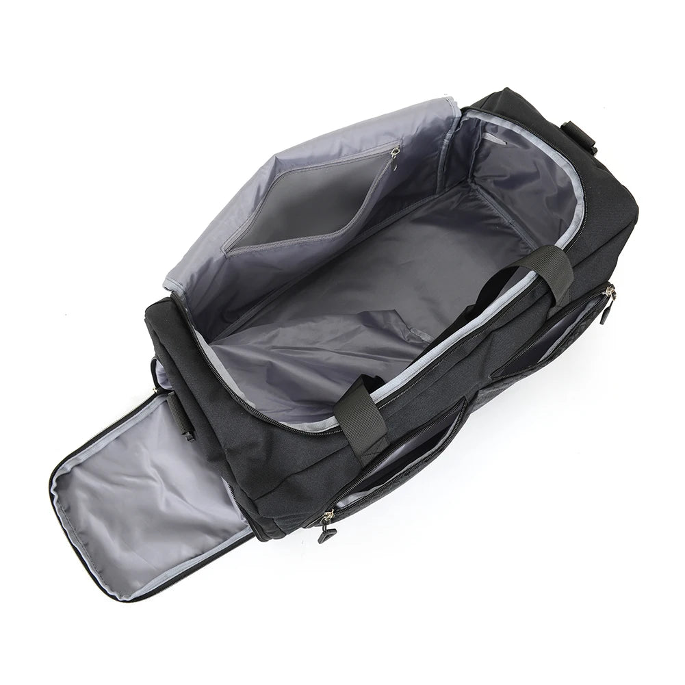 Travel Duffle Bag with Shoe Compartment and Wet Pocket Gym Bag Carry On Weekender Bag for Women and Men for Travel Workout Sport