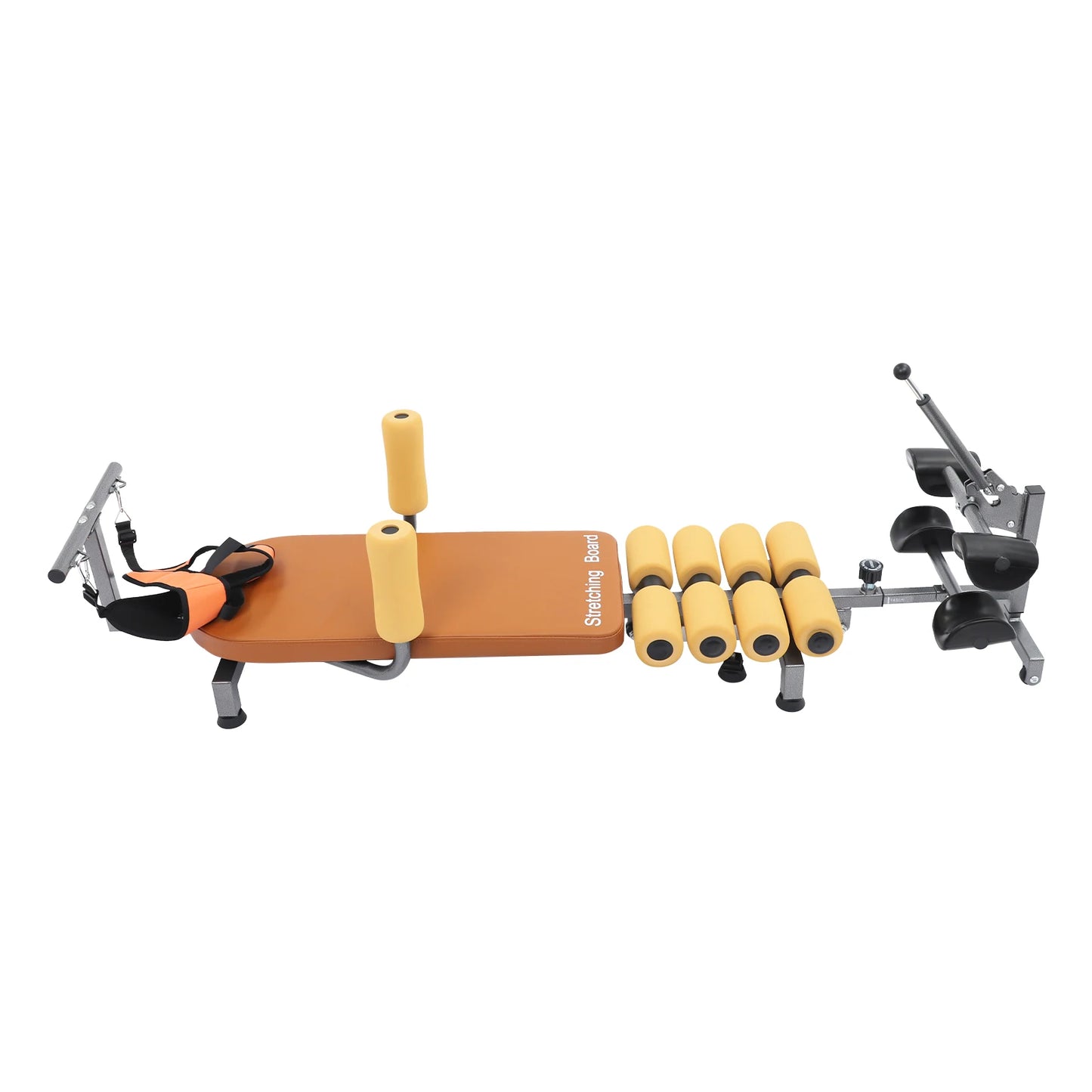 Electric Stretching Bench, Adjustable Back Stretching Machine with Remote Control & 8 Gears Length for Neck Back Relief