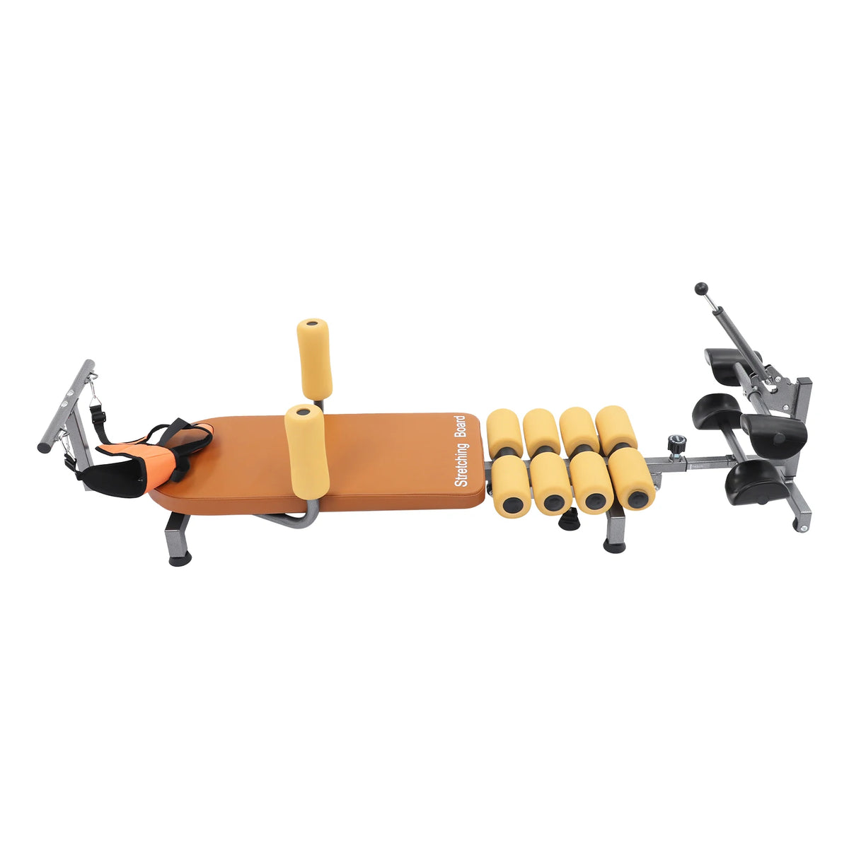 Electric Stretching Bench, Adjustable Back Stretching Machine with Remote Control & 8 Gears Length for Neck Back Relief