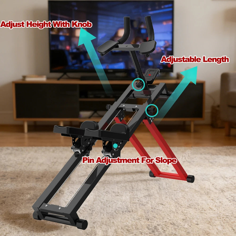 Ye 3-in-1 Spine Twist Stretcher, Stair Stepper & Waist Trainer, Adjustable Back Stretcher for Lower Back Exercise, Core Activation & Full-Body Workout