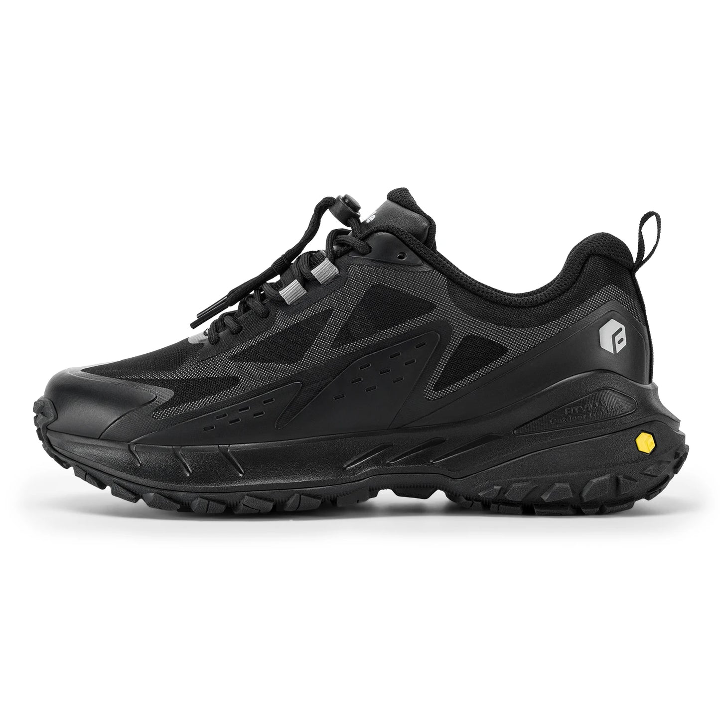 Fittington Wide Shoes For Men.  Breathable Mesh Upper Sneakers Non-Slip Trekking Hiking Walking Shoes With High Arch Support