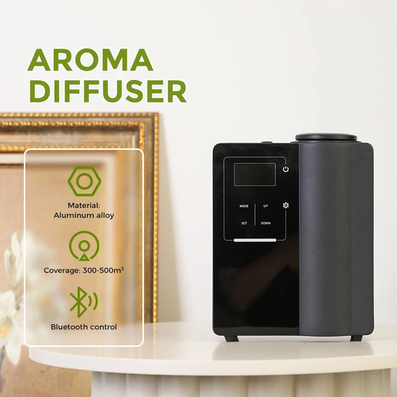 NAMSTE Bluetooth 500m³ Aroma Diffuser Home Fragrance Scent Diffuser Machine Perfume Essential Oil Diffuser Room Air Freshener