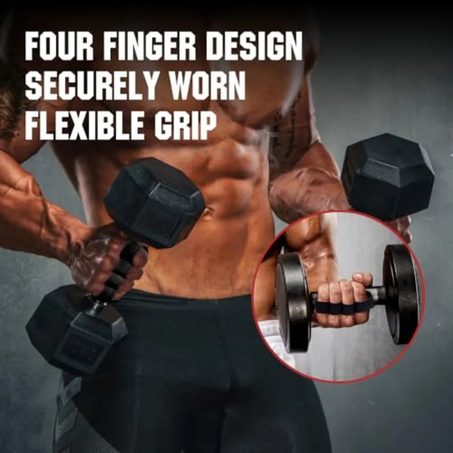 Anti-Slip Workout Grips, Ergonomic Palm Protection for Weight Lifting, Pull-Ups and Gym Training