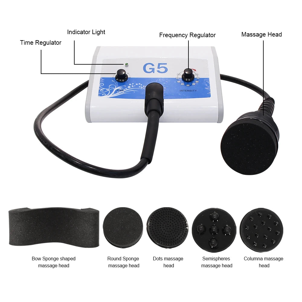 G5 Vibration Massage Slimming Fat Reduce Shaping Massager Waist Muscle Relax Anti Cellulite High Frequency Body Firming Device