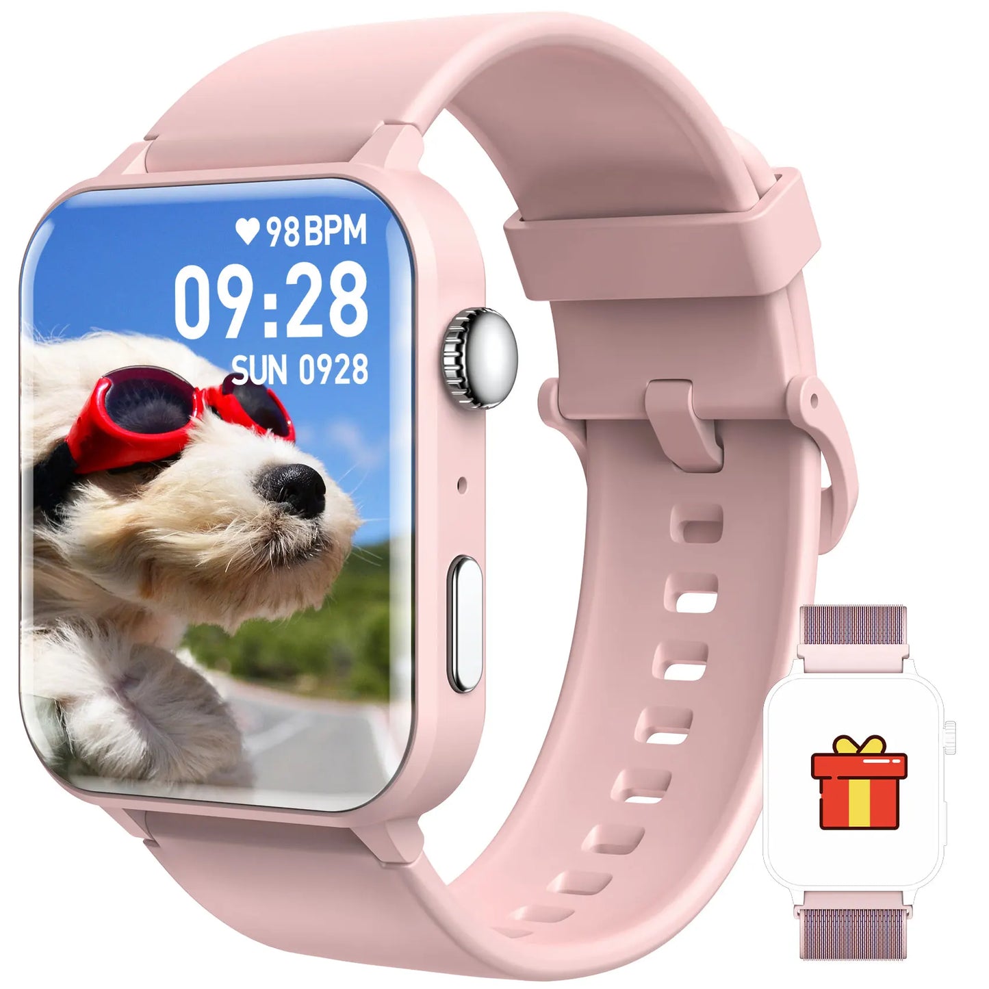 Blackview R30PRO Bluetooth Smartwatch Health Monitoring 100+ Sport Mode Fitness Watch 1.85‘’ HD TFT Screen Watches for Men Women