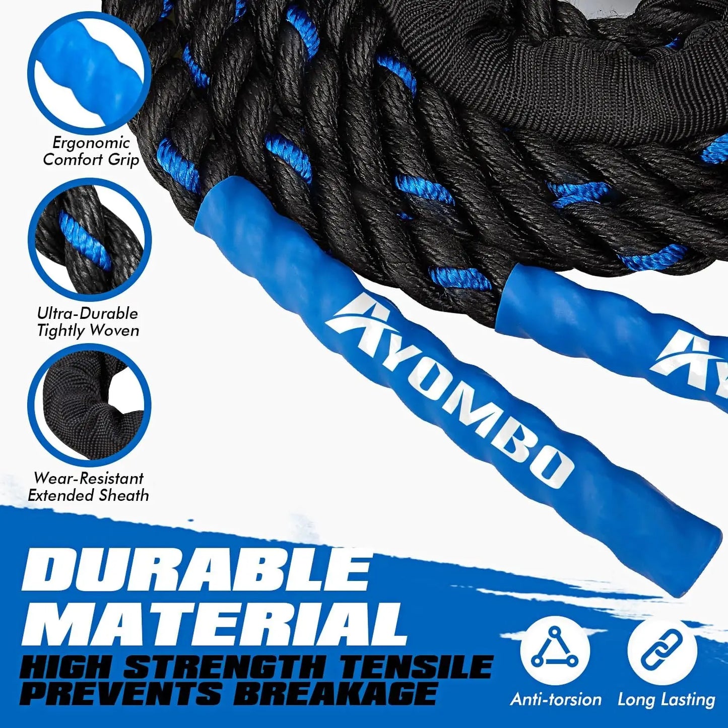 Weighted Jump Rope for Fitness, Boxing Cardio Training, Home Gym Workout Equipment for Men Women