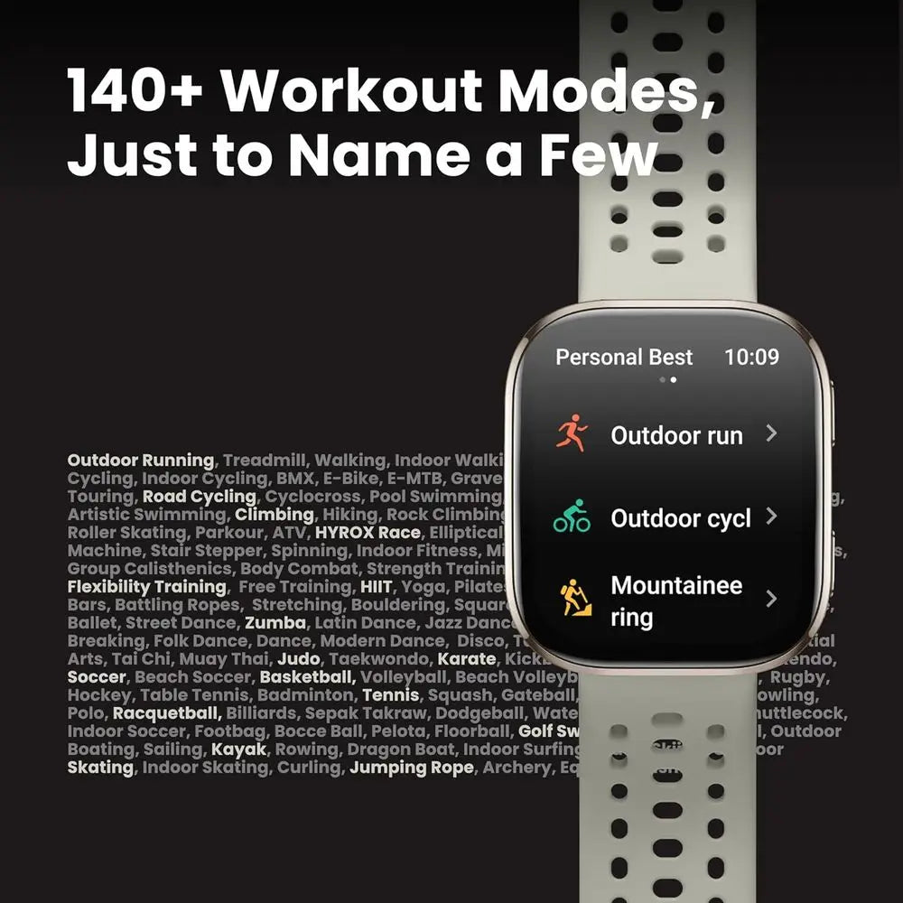 Amazfit Bip 6 Smart Watch 46mm, 14 Day Battery, 1.97" AMOLED Display, GPS & Free Maps, AI, Bluetooth Call & Text, Health, Fitnes