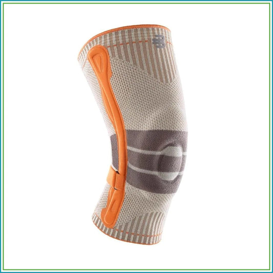 Outdoor Knee Support Brace for Hiking, Walking & Running - Sandstone-Orange, M