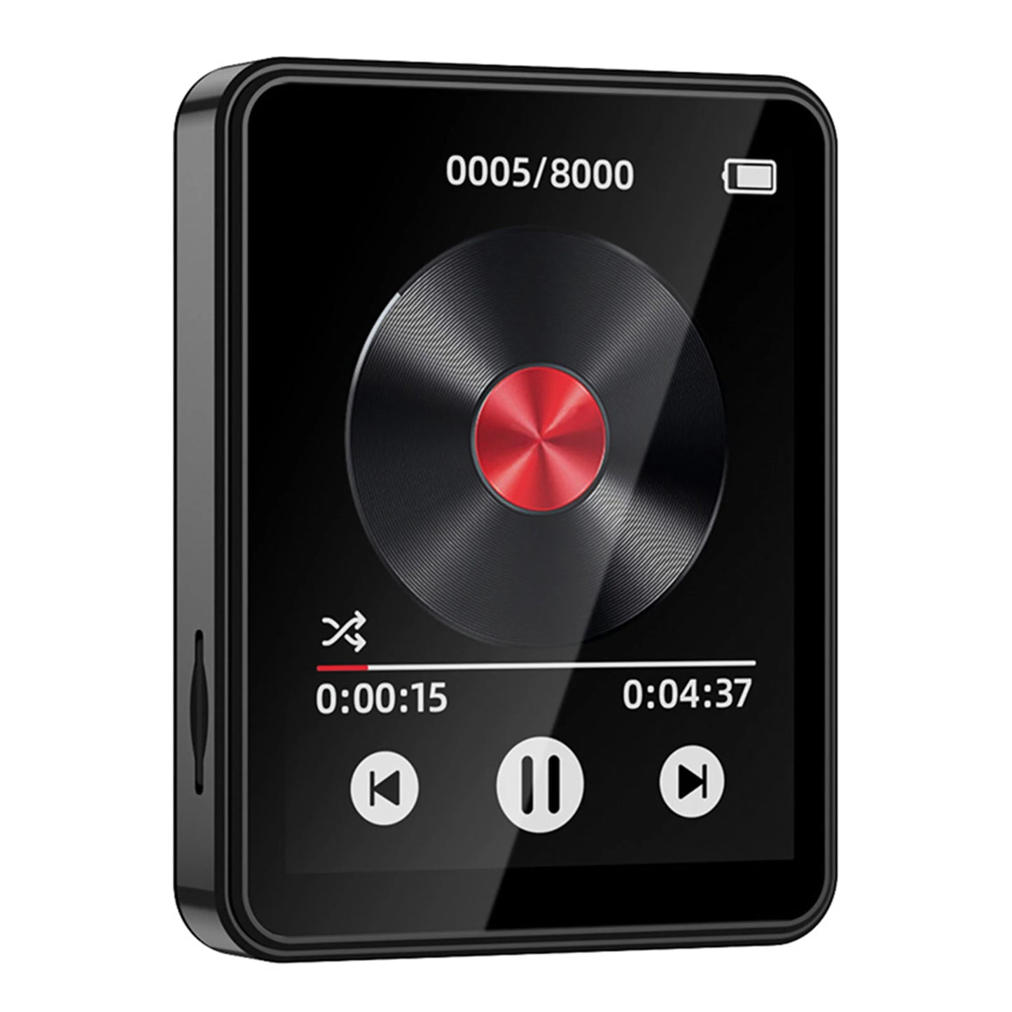 2.4 Inch Full Touch Screen MP3 MP4 Player with Speaker BT with Built in Speaker TF Card Expansion Supports for E-book Reading