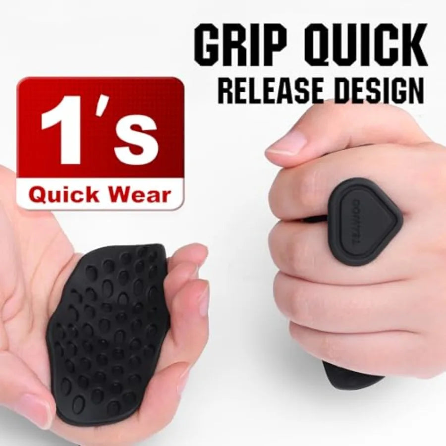 Anti-Slip Workout Grips, Ergonomic Palm Protection for Weight Lifting, Pull-Ups and Gym Training