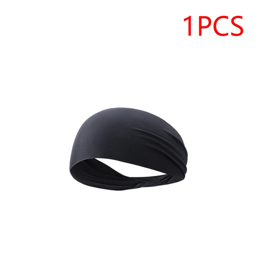 Sports Headbands For Men Woman Gym Yoga Sweat Hair Bands Soft Elastic Hairbands Stretch Outdoor Sport Sweatbands