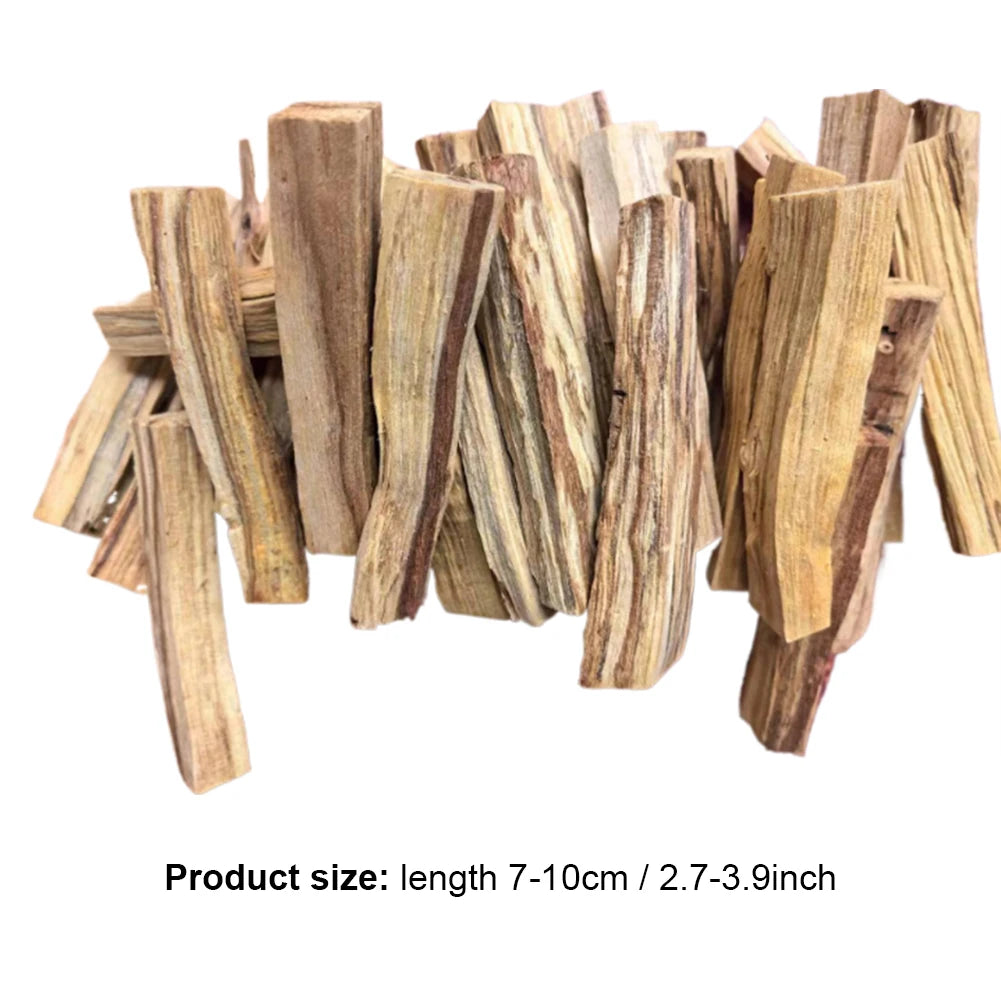 Palo Santo Sticks Natural Incense Sticks Purifying Healing Stress Relief Natural Crude Wood Strips for Home Living Room Office