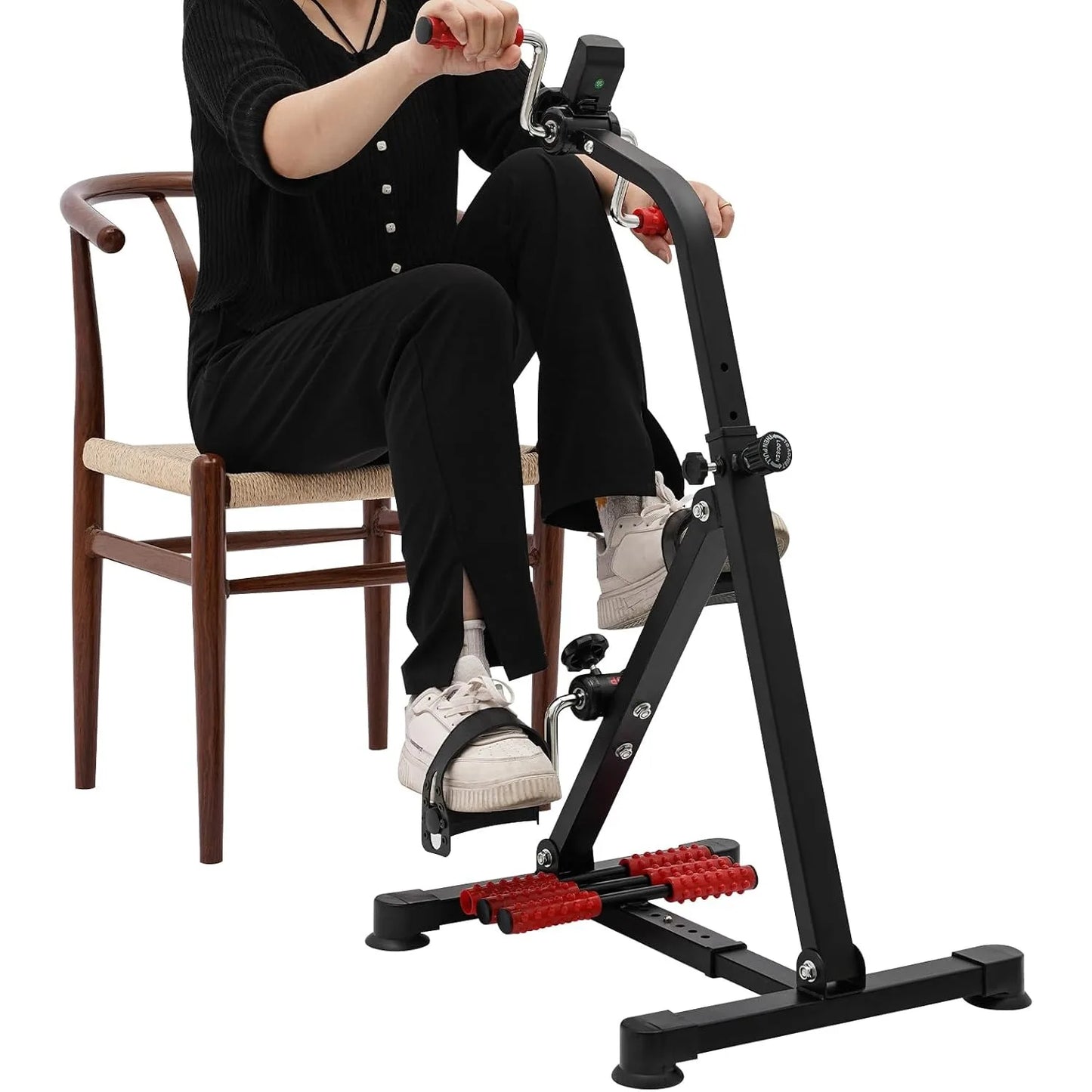 Pedal Exerciser Bike, Fitness Bike, Exerciser Bike, Pedal Exerciser Bike Hand Arm Leg And Knee Stroke Recovery Equipment, Elderly Physical Therapy Sit Exercise