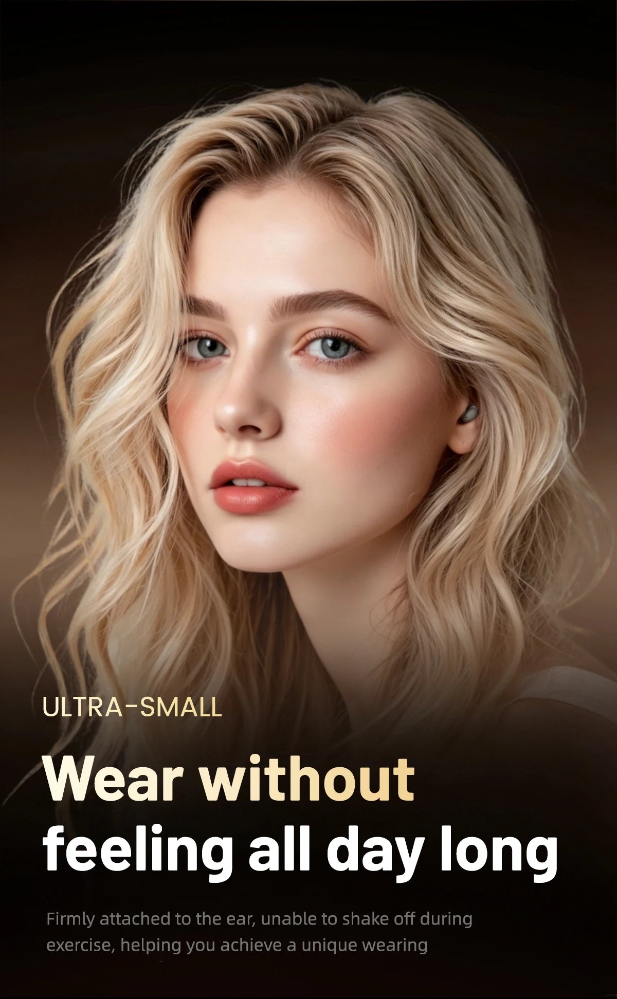 SK55 Bluetooth Wireless Earbuds Sleep Earphones, Bluetooth 6.0, Noise-Canceling Earphones.Improves Sleep Quality, Zero Pressure On The Ears When Sleeping On Your Side, Invisible Flat-head Earphones, Suitable For Travel And Si