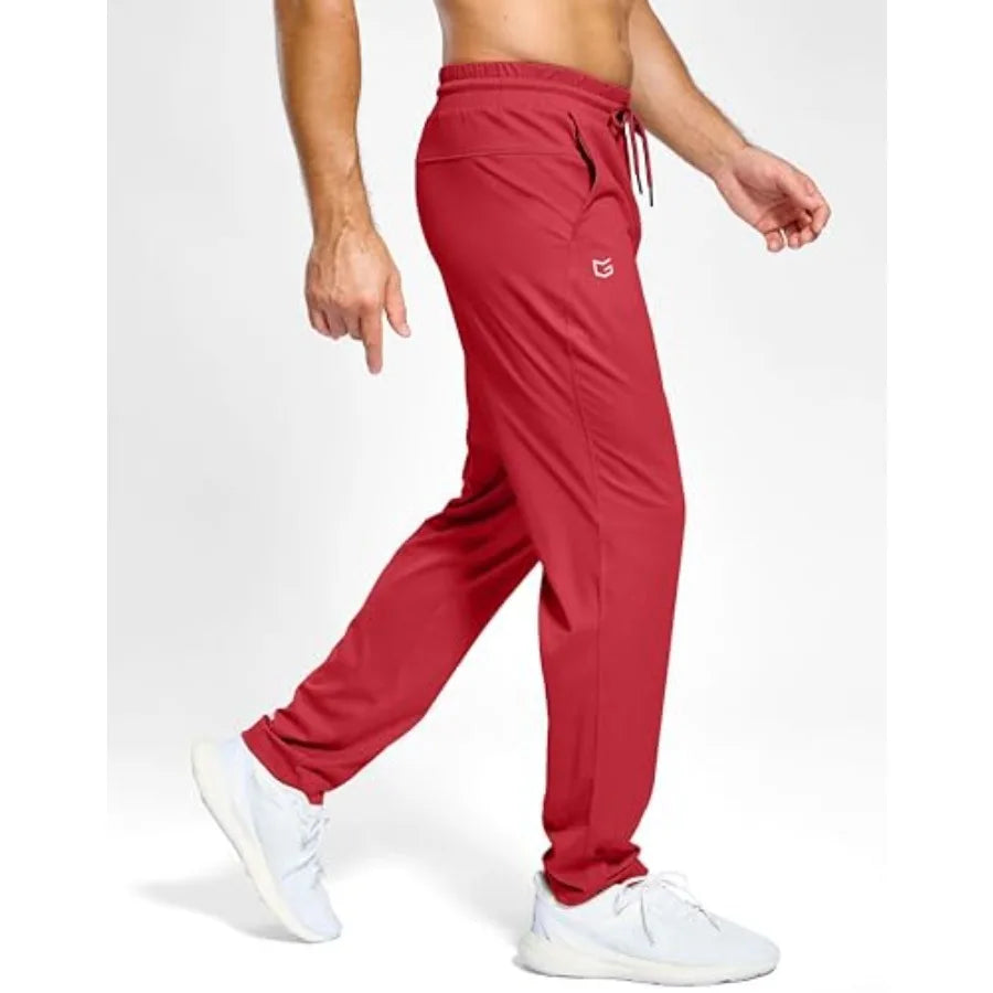 G Gradual Men's Sweatpants with Pockets Lightweight Workout Athletic Track Pants Stretch Gym Running Jogging Joggers for Men