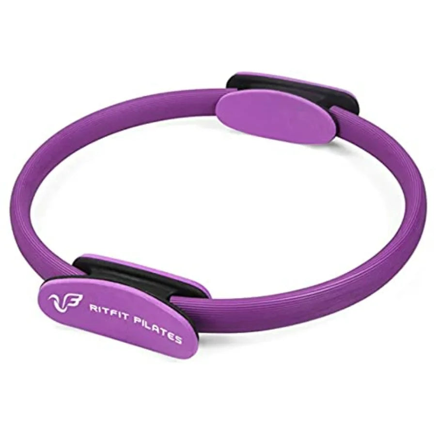 Pilates Ring Circle - 14 Inch Magic Fitness Circle for Toning Inner and Outer Thighs, Bonus Workout Guide Included