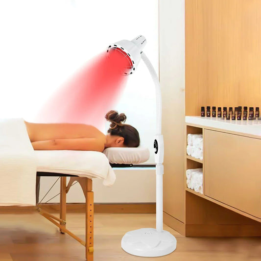 Infrared Light Lamp, Single Head Heat Light, 110V 275W Adjustable Temperature Hair Heat Lamps Machine, Salon Heat Lamp Equipment