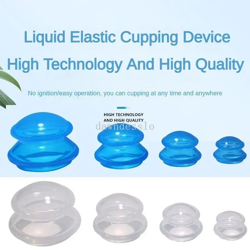 Anti-cellulite Silicone Suction Cup Ventosas Massage Body Cups Vacuum Cupping Therapy Set Masajeador Face Sucker Slimming Jars