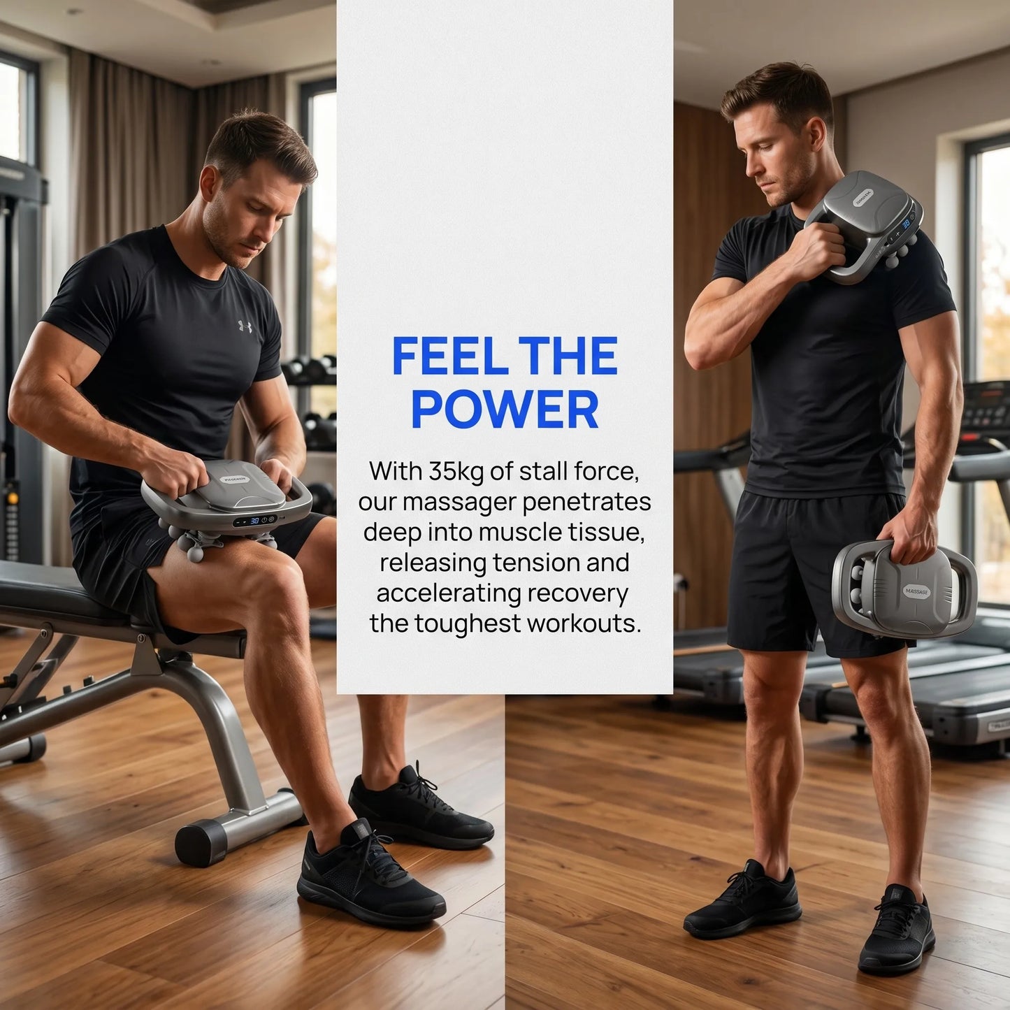 Professional 16 Heads Fascia Massage Gun Cordless Handheld Deep Muscle Massage For Gym Home Office Use