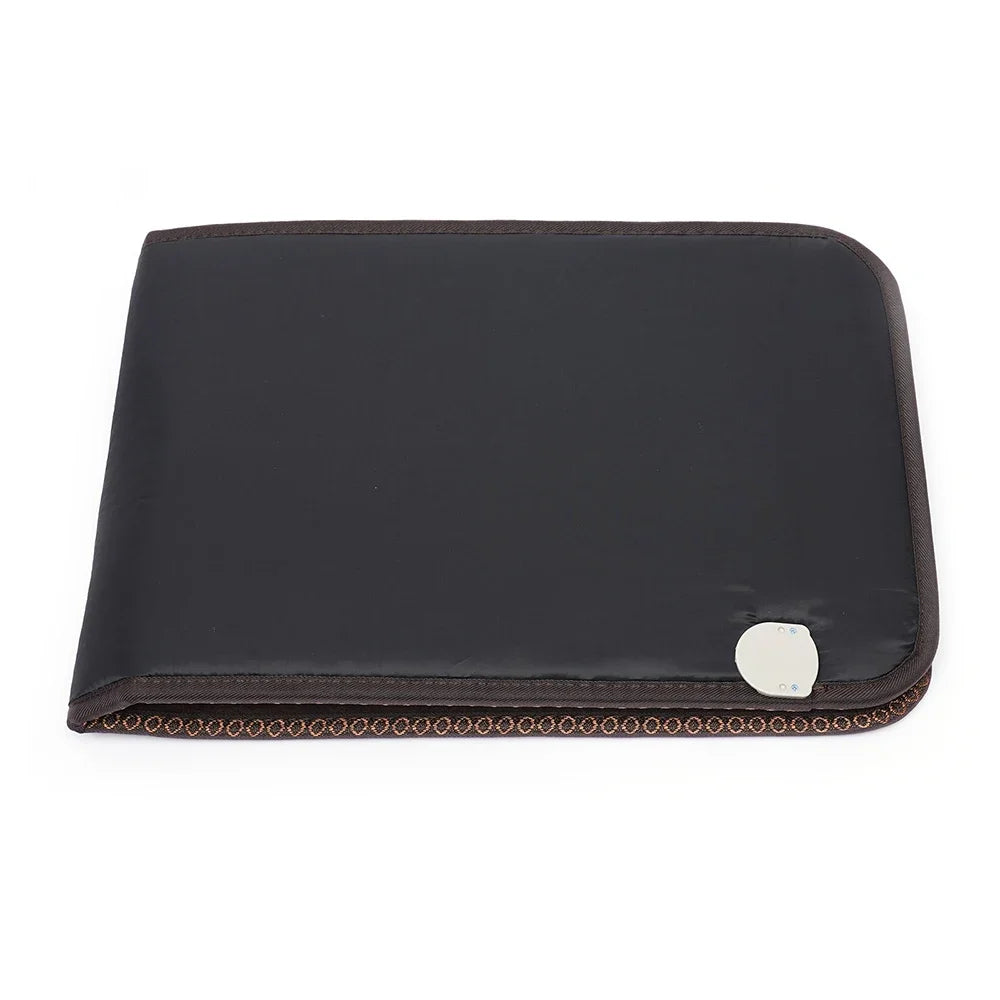 Far Infrared Heating Pad for Full Back, Natural Jade Tourmaline Stones Heating Mat, for Back Neck Shoulder Fast Pain Relief, Suitable for Home&Office