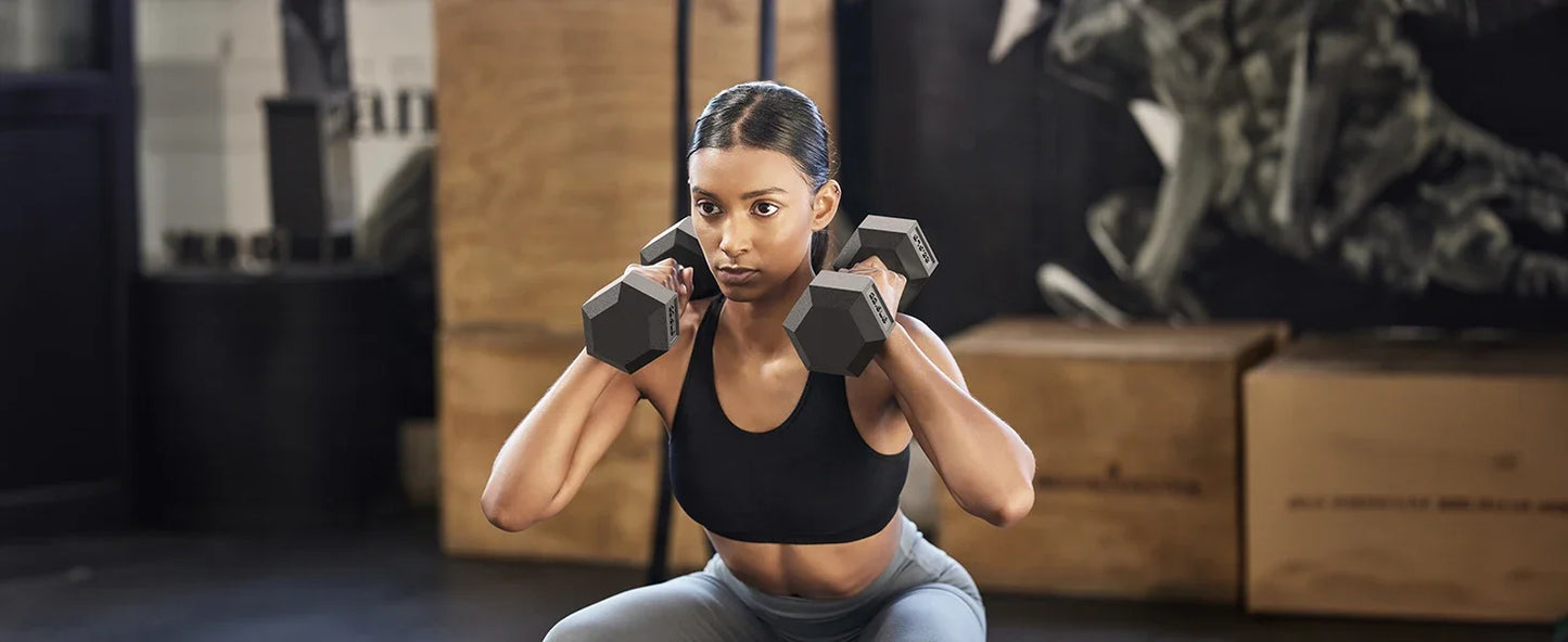 HANDBODE Rubber Coated Hex Dumbbell Set with A-Frame Rack, 100 lb - 550 lb Multiple Options Weight, Hexagon Non