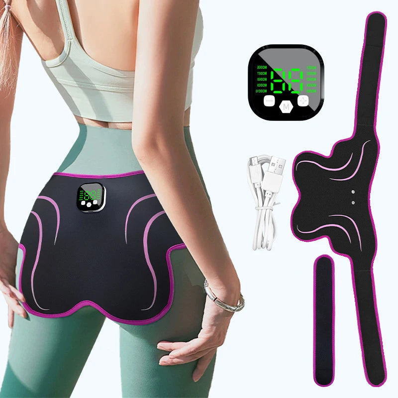 Electric EMS Hips Trainer Butt Muscle Stimulator Buttocks Toner Lifting Body Shaping Slim Fitness Equipment Lose Weight Fitness Massager