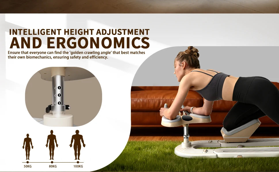 Back Stretch Trainer Home Spinal Twist Machine for Abdominal Crunches Waist Slimming Leg Extension Workouts