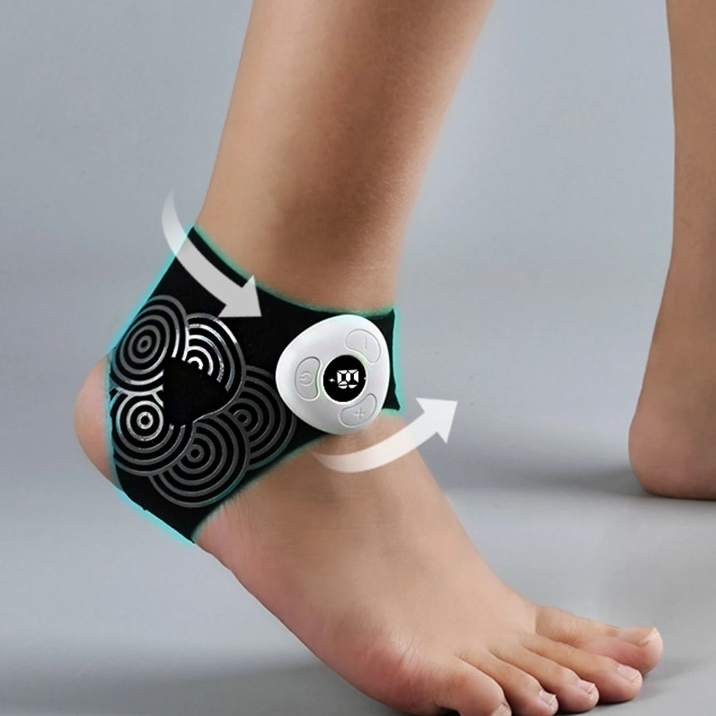 EMS Pulse Ankle Massager Lightweight Sports Ankle Support Breathable Joint Protection Gear Anti Sprain Injury